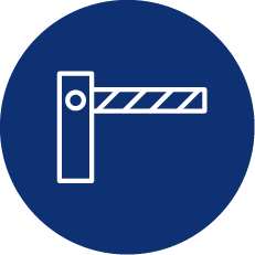 vehicle barrier icon