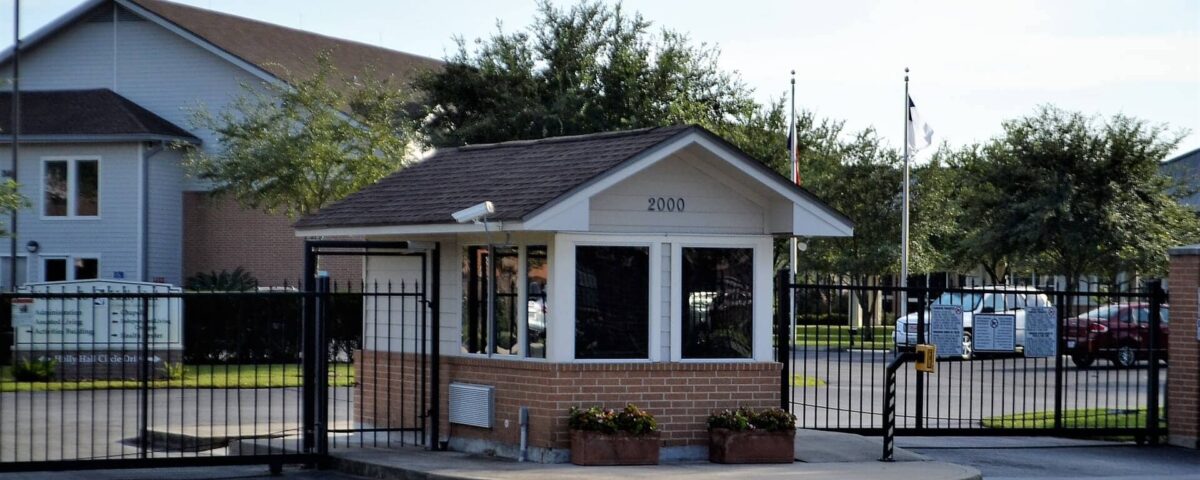 school security gate